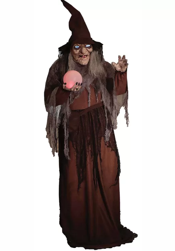 Sale Morris Costumes Digiteye Soothsayer Witch Animated 68 Inch Prop