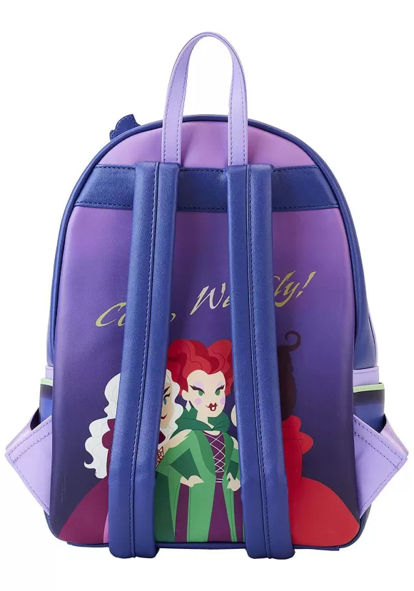 New Loungefly Disney Hocus Pocus Sanderson Sisters House Mini Backpack