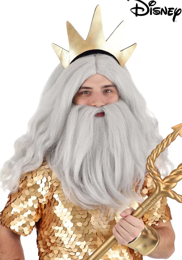 Sale FUN Costumes Disney King Triton Beard And Wig Accessory Kit