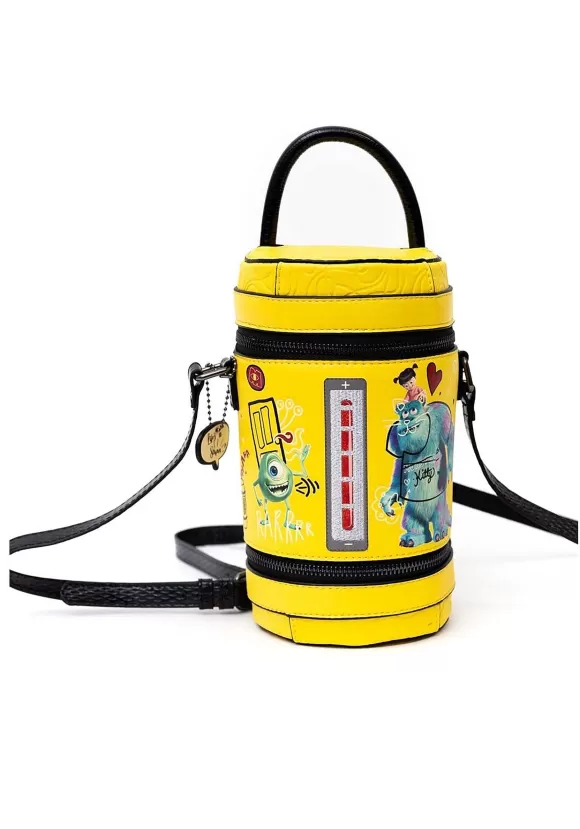 Fashion Concept One Accessories Disney Monsters Inc Laugh Tank Cylinder Crossbody Bag