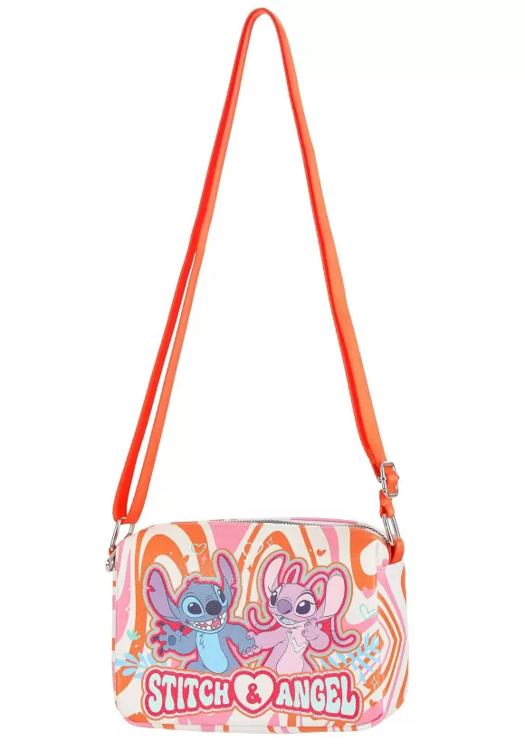 New Buckle-Down Disney Stitch & Angel Crossbody Bag