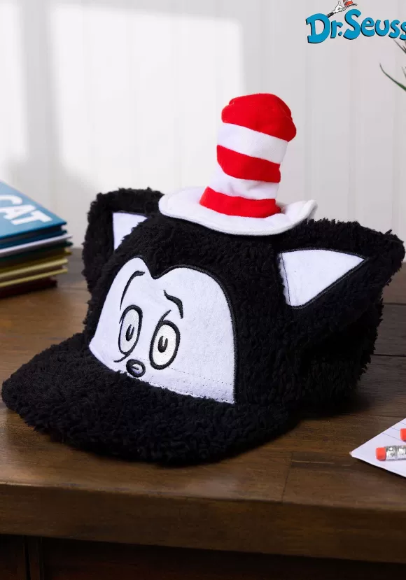 Fashion FUN Costumes Dr. Seuss Cat In The Hat Fuzzy Adult Cap