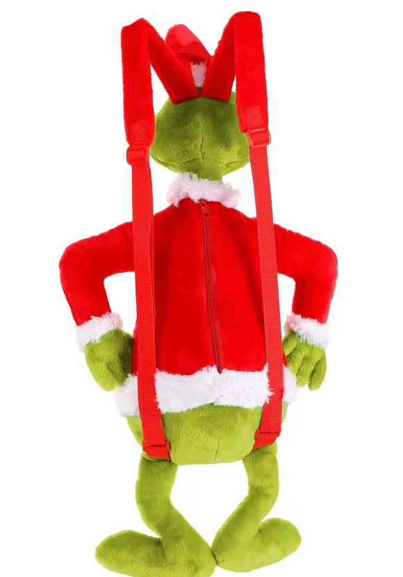 Store FUN Costumes Dr. Seuss Santa Grinch Plush Backpack