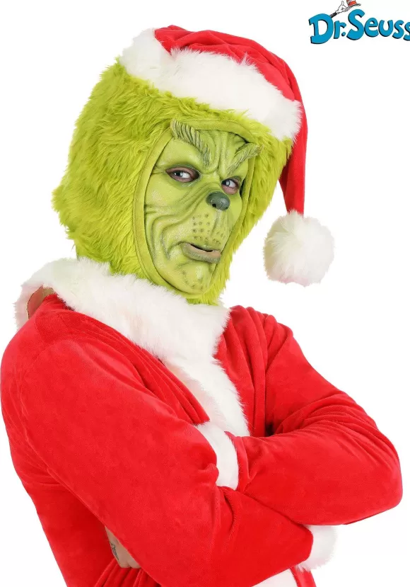 Best FUN Costumes Dr. Seuss The Grinch Costume Mask For Adults