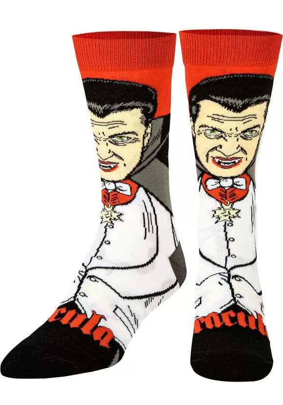 Sale Odd Sox Dracula Crew Straight Socks For Adults