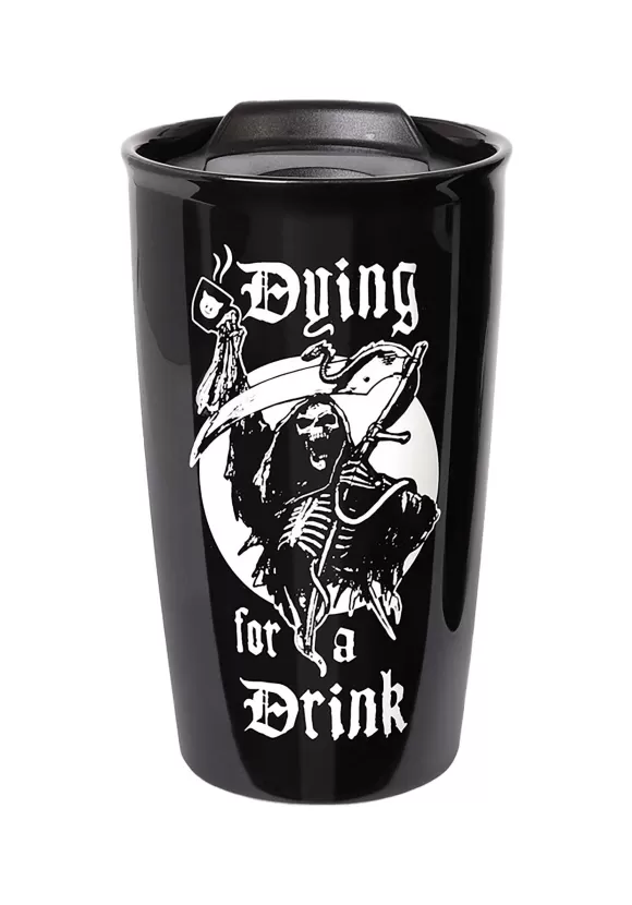 Cheap Alchemy of England Dying For A Drink Double Walled Travel Mug