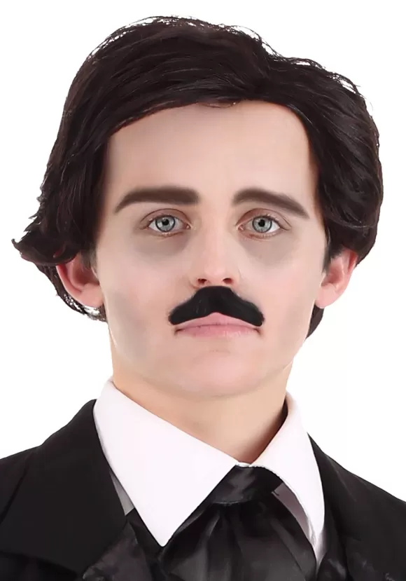 Store FUN Costumes Edgar Allan Poe Mustache And Wig