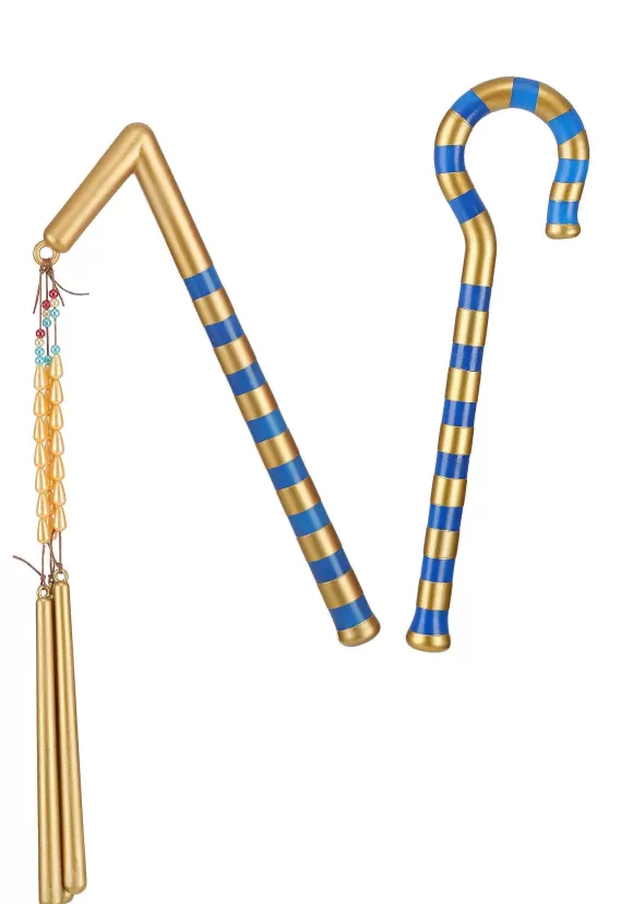 Hot FUN Costumes Egyptian Crook And Flail Accessory