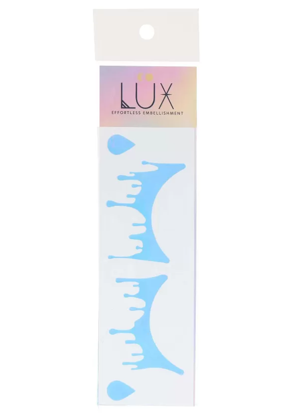 Flash Sale Lux Electric Opal Cry Baby Holographic Face Decals