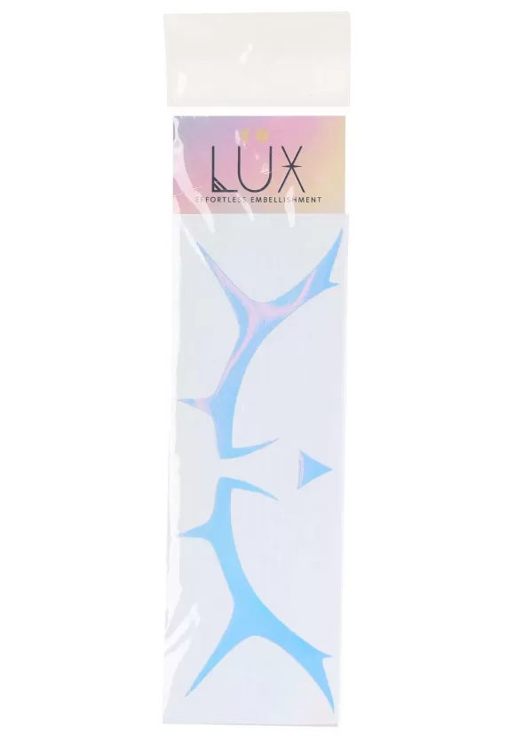 Hot Lux Electric Opal Death Stare Holographic Face Decals