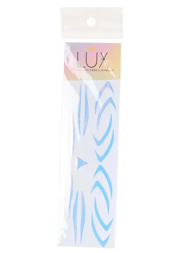 Clearance Lux Electric Opal Vibe Checks Holographic Face Decals