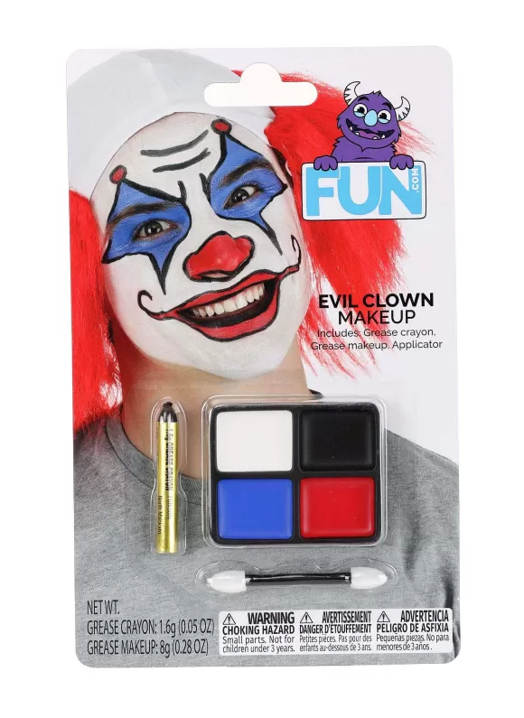 Cheap FUN Costumes Exclusive Evil Clown Makeup Kit