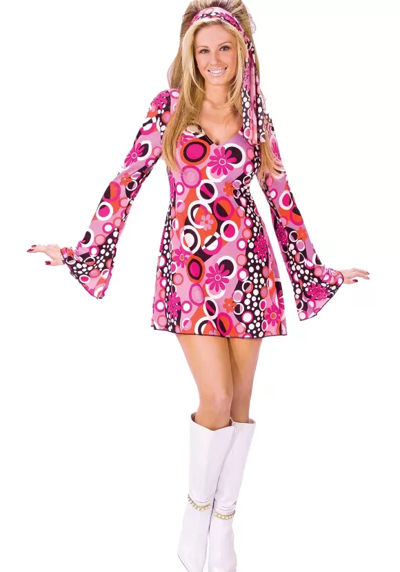 Fashion Fun World Feelin Groovy Disco Dress Costume