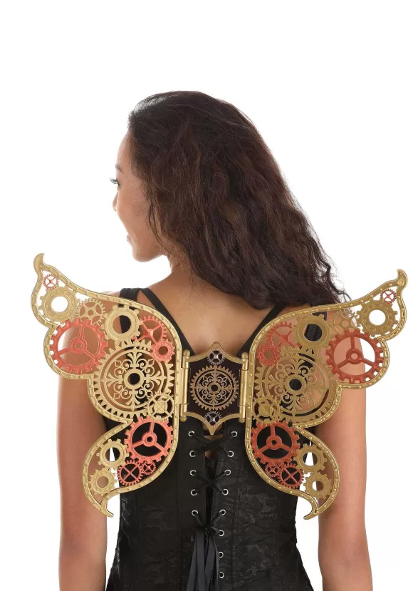 Cheap FUN Costumes Filigree Steampunk Costume Wings