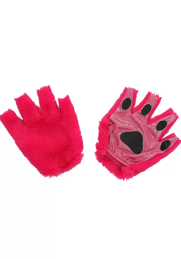 Outlet FUN Costumes Fingerless Magenta Anime Cat Paws