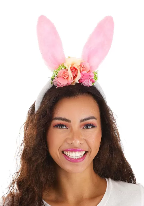 Outlet FUN Costumes Floral Bunny Ears Costume Headband Accessory