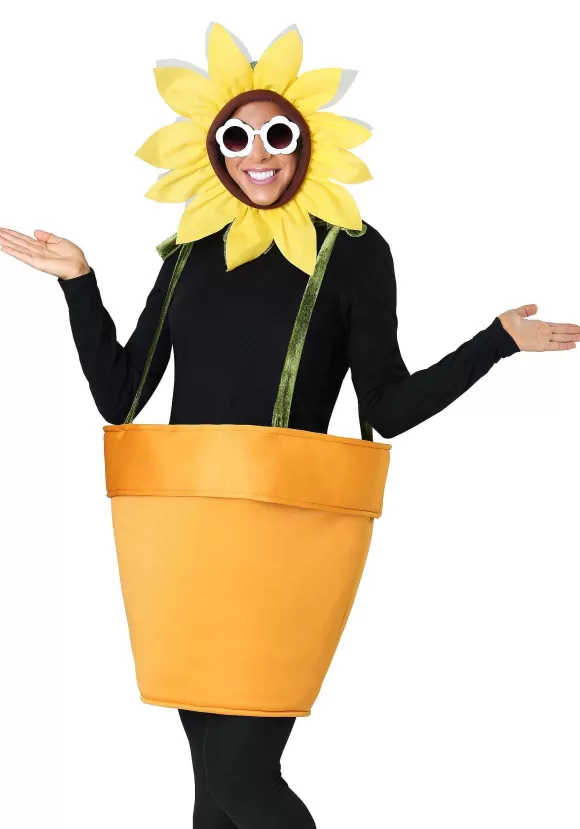 Clearance FUN Costumes Flower Pot Adult Costume