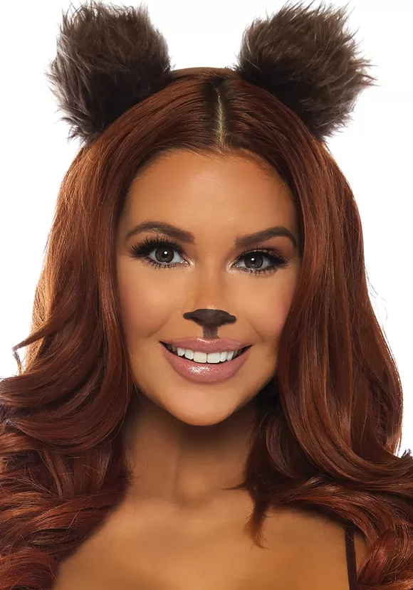 Shop Leg Avenue Furry Bear Ears Costume Headband