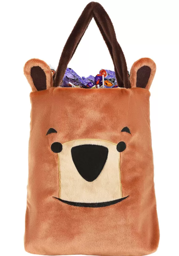 Cheap FUN Costumes Fuzzy Bear Trick-Or-Treat Bag