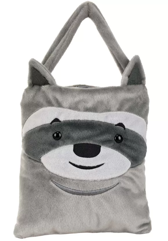 Cheap FUN Costumes Fuzzy Raccoon Trick-Or-Treat Bag