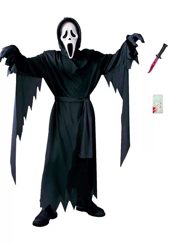 Flash Sale Fun World Ghost Face Costume Set For Kids