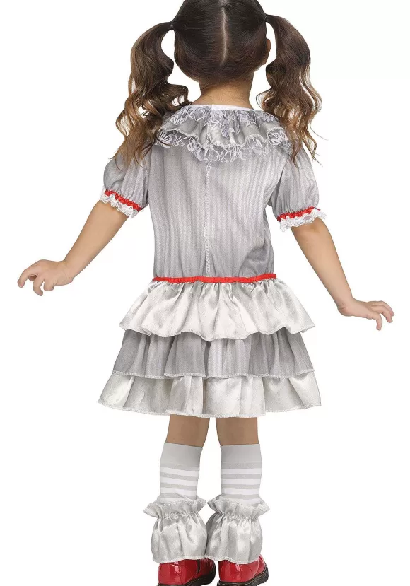 New Fun World Girl'S Carnevil Clown Toddler Costume