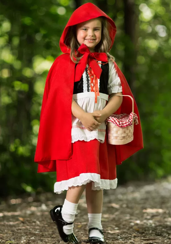 Fashion FUN Costumes Girls Deluxe Little Red Riding Hood Costume