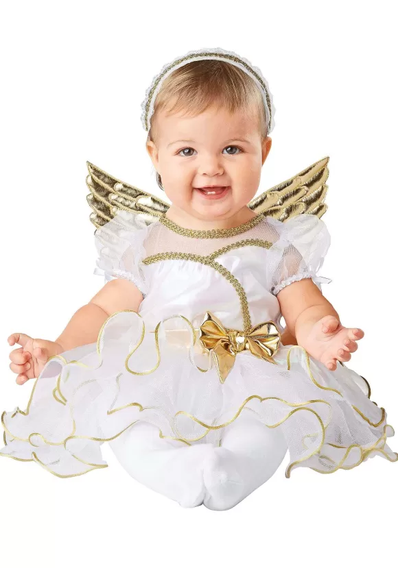 Shop FUN Costumes Girl'S Golden Angel Costume For Babies