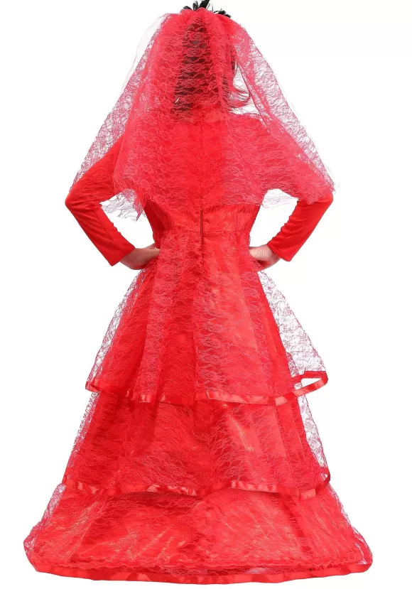 Best FUN Costumes Girl'S Gothic Red Wedding Dress Costume