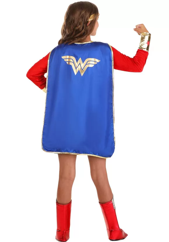 Outlet Jerry Leigh Girl'S Long Sleeve Dress Wonder Woman Costume