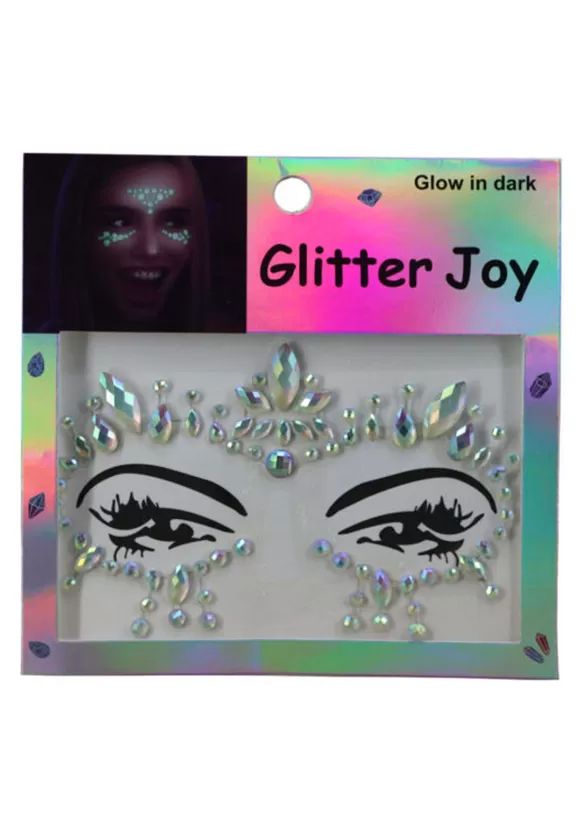 Best Western Fashion Glow In The Dark Face Jewels