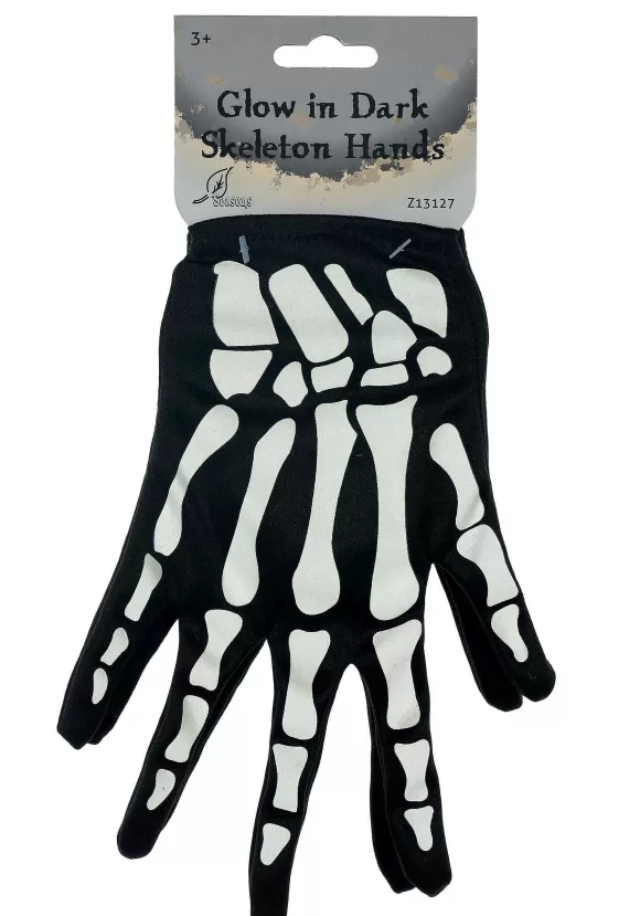 Flash Sale FUN Costumes Glow In The Dark Skeleton Gloves For Children