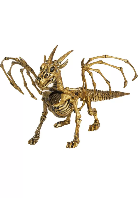 Best Seasons (HK) Ltd. Gold 7" Skeleton Dragon Prop