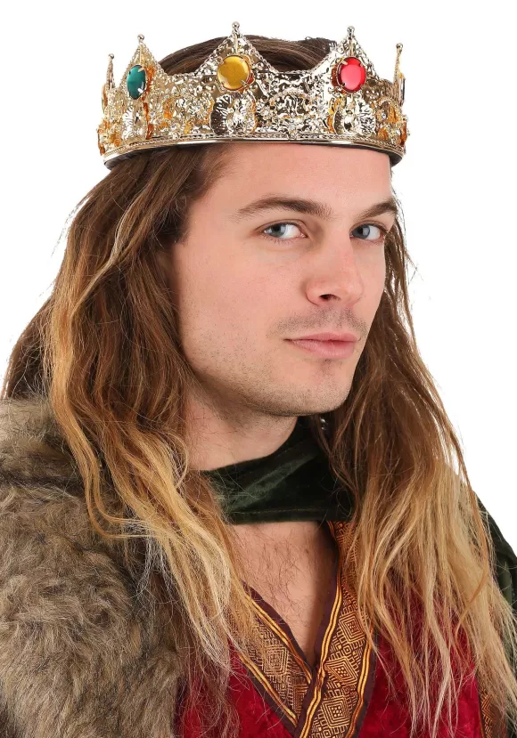 Flash Sale FUN Costumes Gold King Costume Crown