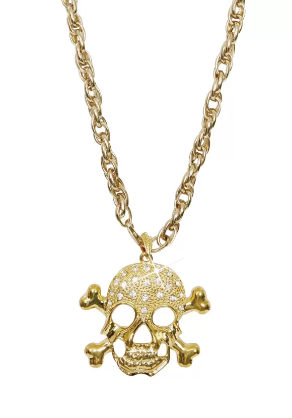 Shop Western Fashion Gold Pirate Necklace