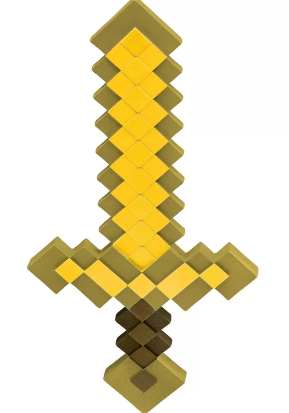 Outlet Disguise Gold Sword Costume Accessory From Minecraft