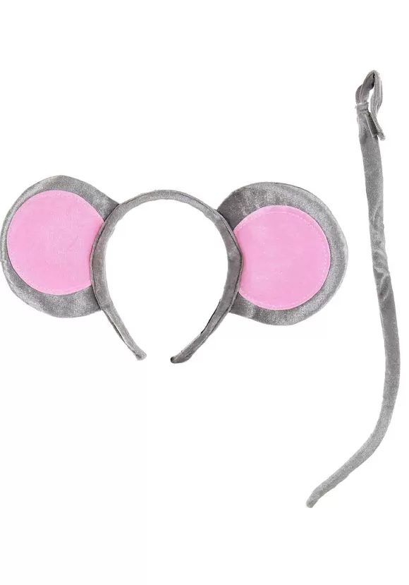 Cheap FUN Costumes Gray Mouse Ears Headband & Tail Kit