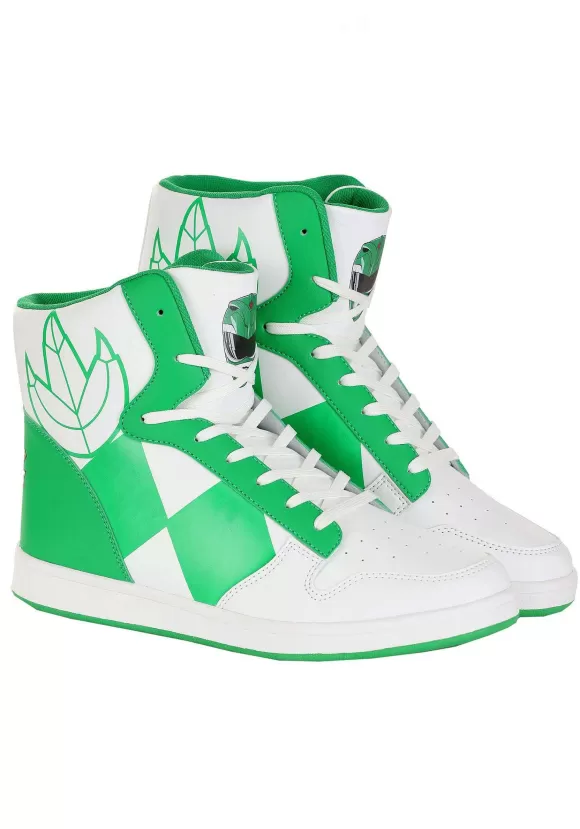 Cheap FUN Wear Green Power Rangers Costume Inspired Sneakers For Adults