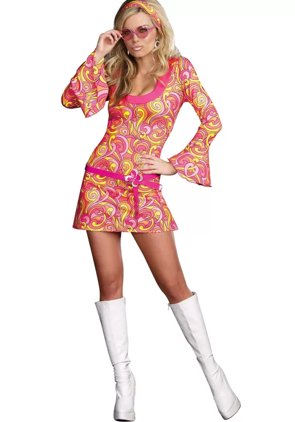 Fashion Dreamgirl Groovy Go Go Dancer Costume For Women