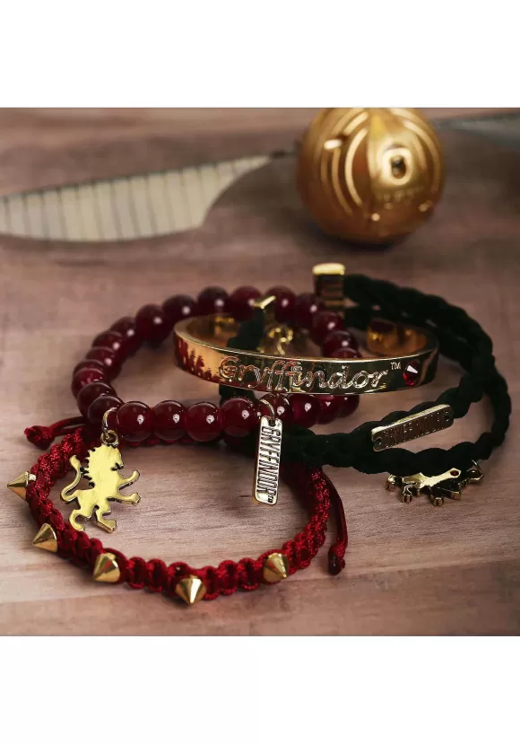 New Bioworld Merchandising / Independent Sales Gryffindor Harry Potter Arm Party Bracelet Set