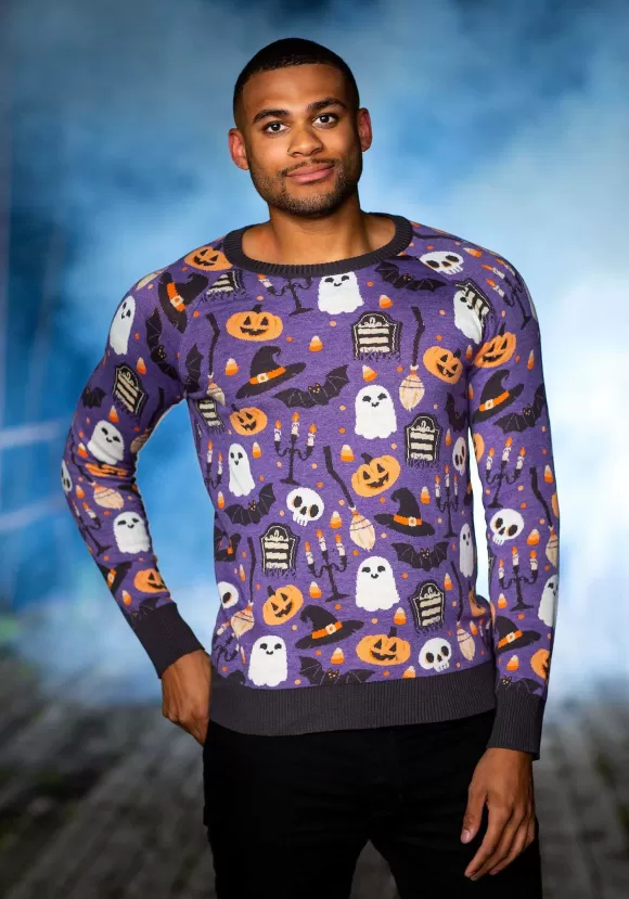 Clearance FUN Wear Halloween Mischief Adult Halloween Sweater