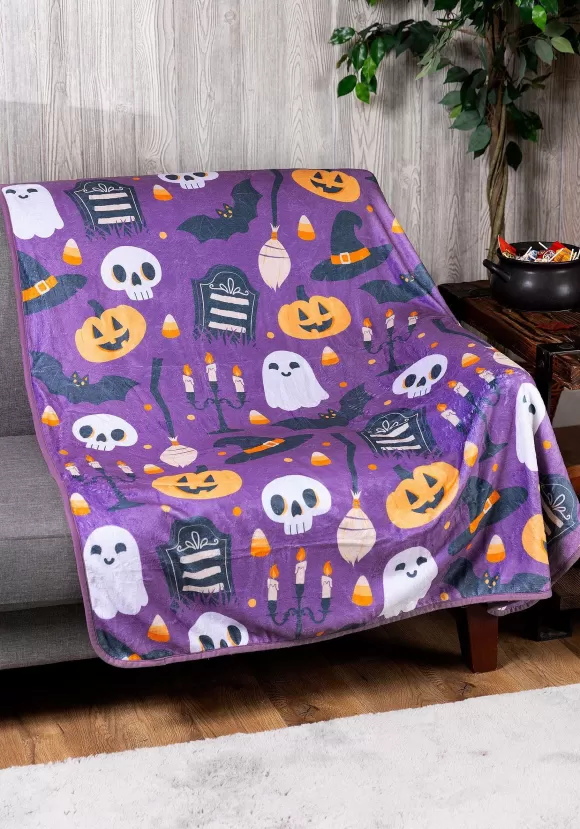 Outlet FUN Costumes Halloween Mischief Comfy Throw Blanket