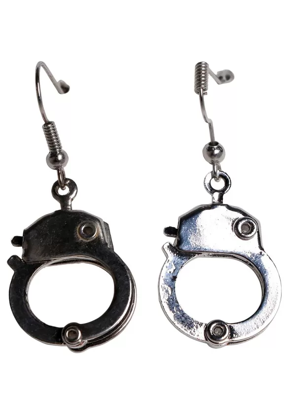 Store Western Fashion Handcuff Costume Earrings