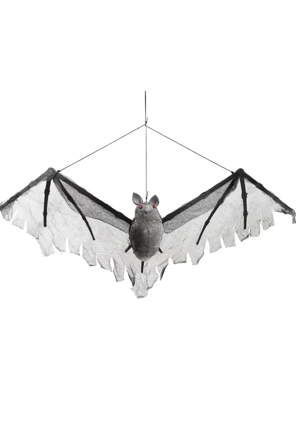 Clearance FUN Costumes Hanging Gray Bat Halloween Decoration