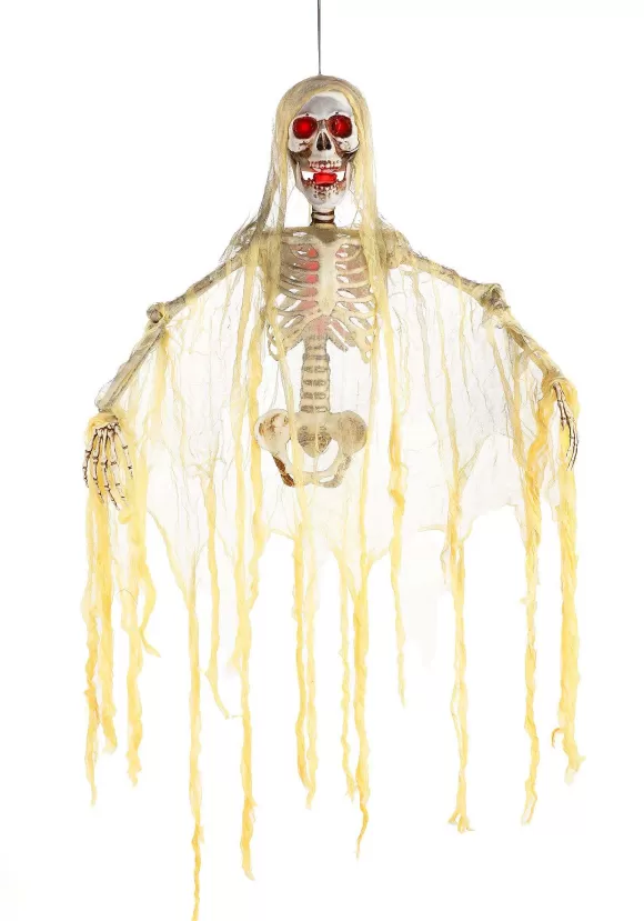 Outlet FUN Costumes Hanging Red Eye Skeleton