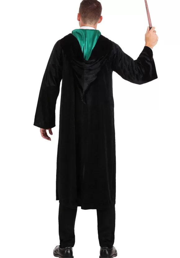 New Jerry Leigh Harry Potter Deluxe Slytherin Robe Costume For Adults