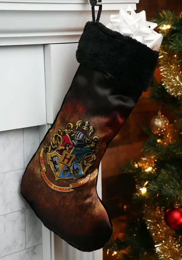 Cheap Kurt Adler Harry Potter Hogwarts Crest 19 Inch Christmas Stocking