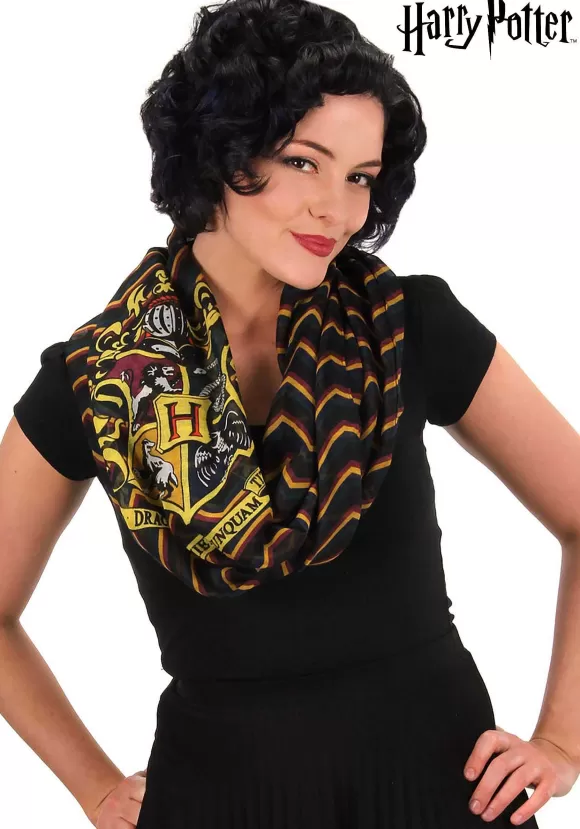 Clearance FUN Costumes Harry Potter Hogwarts Crest Infinity Scarf Accessory