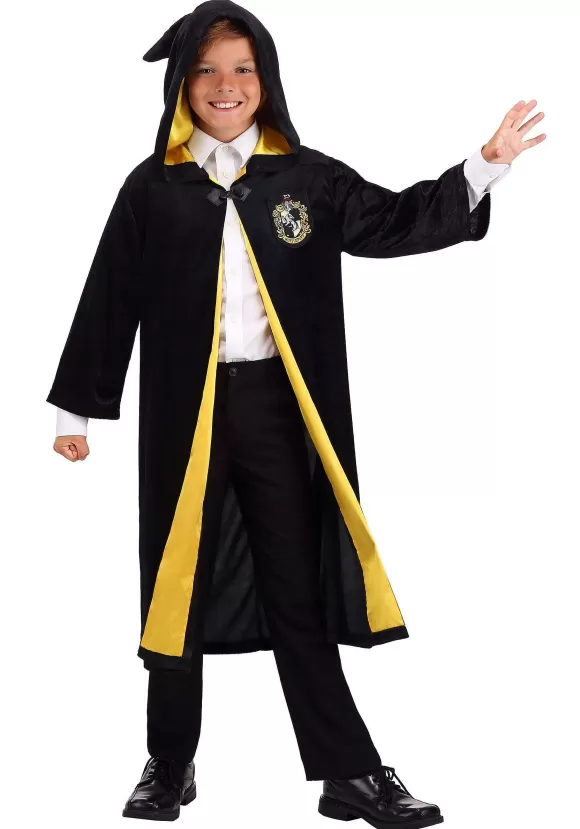 Cheap Jerry Leigh Harry Potter Kids Deluxe Hufflepuff Robe Costume