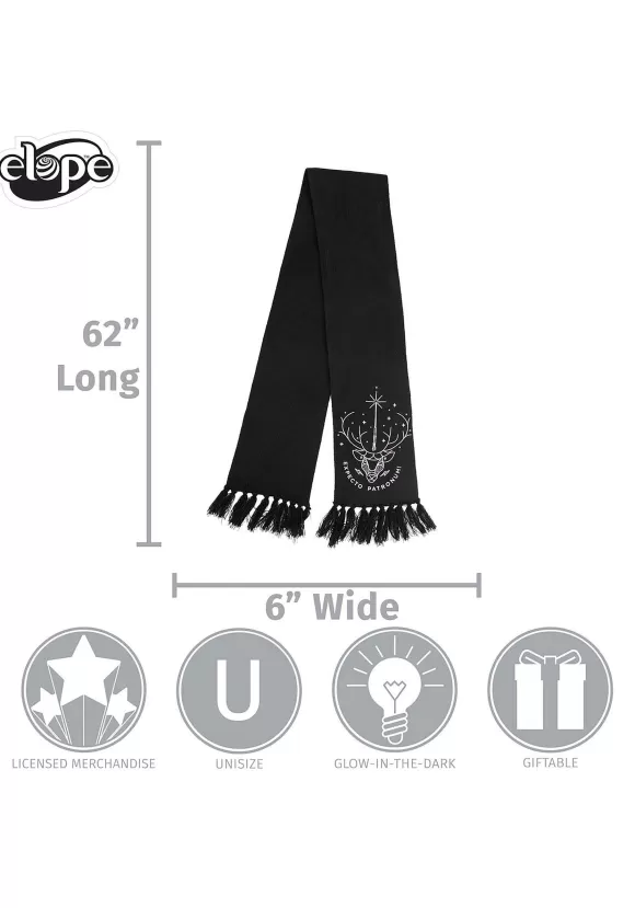 Best FUN Costumes Harry Potter Patronus Glow Knit Scarf